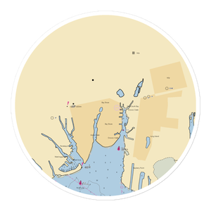 Coastal Yachting & Marina Center (Islip, NY) NOAA Chart Sticker