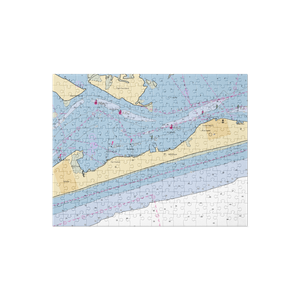 Atlantique by Strong's & Grovers (Ocean Beach, NY) NOAA Chart Jigsaw Puzzle