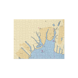 Maple Ave Marina LLC (Bay Shore, NY) NOAA Chart Jigsaw Puzzle