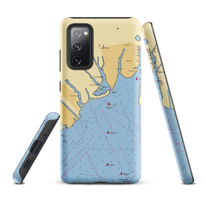 Bay Shore Marina (Bay Shore, NY) NOAA Chart Samsung Phone Case