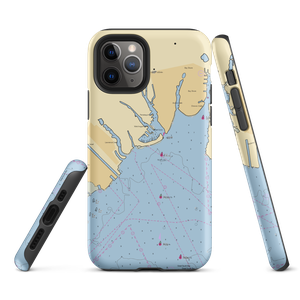 Bay Shore Marina (Bay Shore, NY) NOAA Chart  Tough iPhone Case