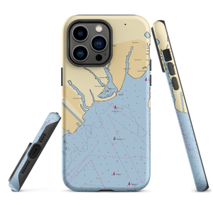 Bay Shore Marina (Bay Shore, NY) NOAA Chart  Tough iPhone Case