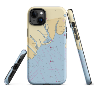 Bay Shore Marina (Bay Shore, NY) NOAA Chart  Tough iPhone Case