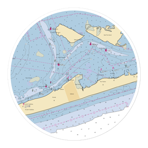 Saltaire Yacht Club (Ocean Beach, NY) NOAA Chart Sticker