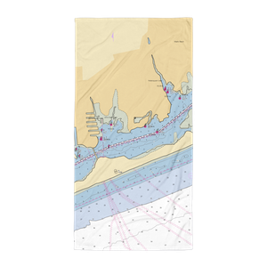 E&P Marine Services (Blue Point, NY) NOAA Chart Towel