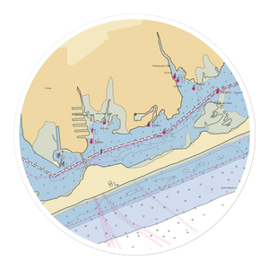 E&P Marine Services (Blue Point, NY) NOAA Chart Sticker