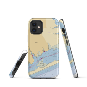 Mastic Beach Property Owners (Blue Point, NY) NOAA Chart  Tough iPhone Case