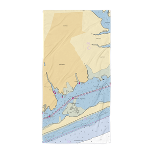 Mastic Beach Property Owners (Blue Point, NY) NOAA Chart Towel