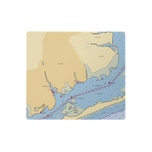 Mastic Beach Property Owners (Blue Point, NY) NOAA Chart  Gaming Mouse Pad