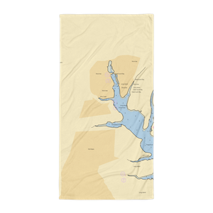 Section 5 Marina (Blue Point, NY) NOAA Chart Towel