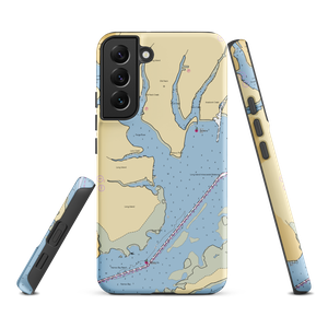 Moriches Bay Marina (Blue Point, NY) NOAA Chart Samsung Phone Case