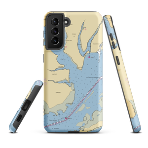 Moriches Bay Marina (Blue Point, NY) NOAA Chart Samsung Phone Case