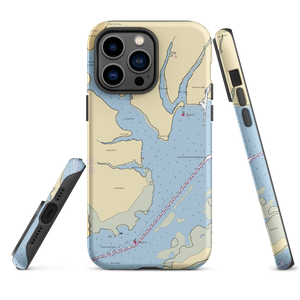 Moriches Bay Marina (Blue Point, NY) NOAA Chart  Tough iPhone Case