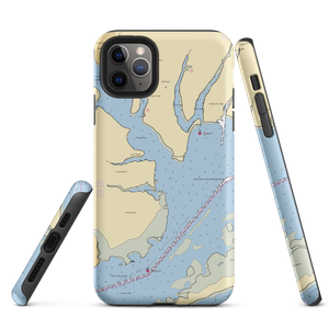 Moriches Bay Marina (Blue Point, NY) NOAA Chart  Tough iPhone Case