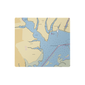 Moriches Bay Marina (Blue Point, NY) NOAA Chart  Gaming Mouse Pad