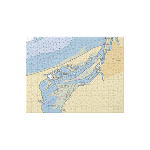 Smithtown Long Beach Marina (Stony Brook, NY) NOAA Chart Jigsaw Puzzle