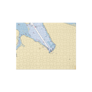 Port Jefferson Town Marina (Lake Grove, NY) NOAA Chart Jigsaw Puzzle