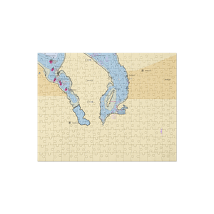 Britannia Yachting Center (Centerport, NY) NOAA Chart Jigsaw Puzzle