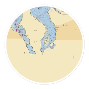 Britannia Yachting Center (Centerport, NY) NOAA Chart Sticker