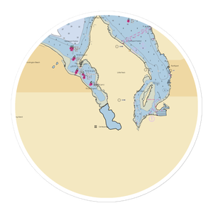 Centerport Boatworks (Centerport, NY) NOAA Chart Sticker