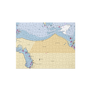 The Head of the Bay Club (Huntington, NY) NOAA Chart Jigsaw Puzzle