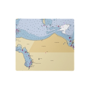 The Head of the Bay Club (Huntington, NY) NOAA Chart  Gaming Mouse Pad