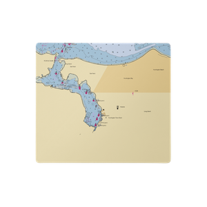 Halesite Marina (Huntington, NY) NOAA Chart  Gaming Mouse Pad