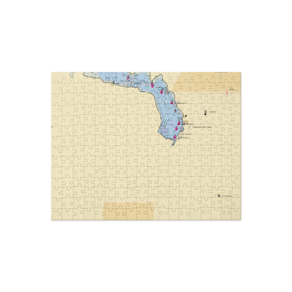 West Shore Marina (Huntington, NY) NOAA Chart Jigsaw Puzzle 