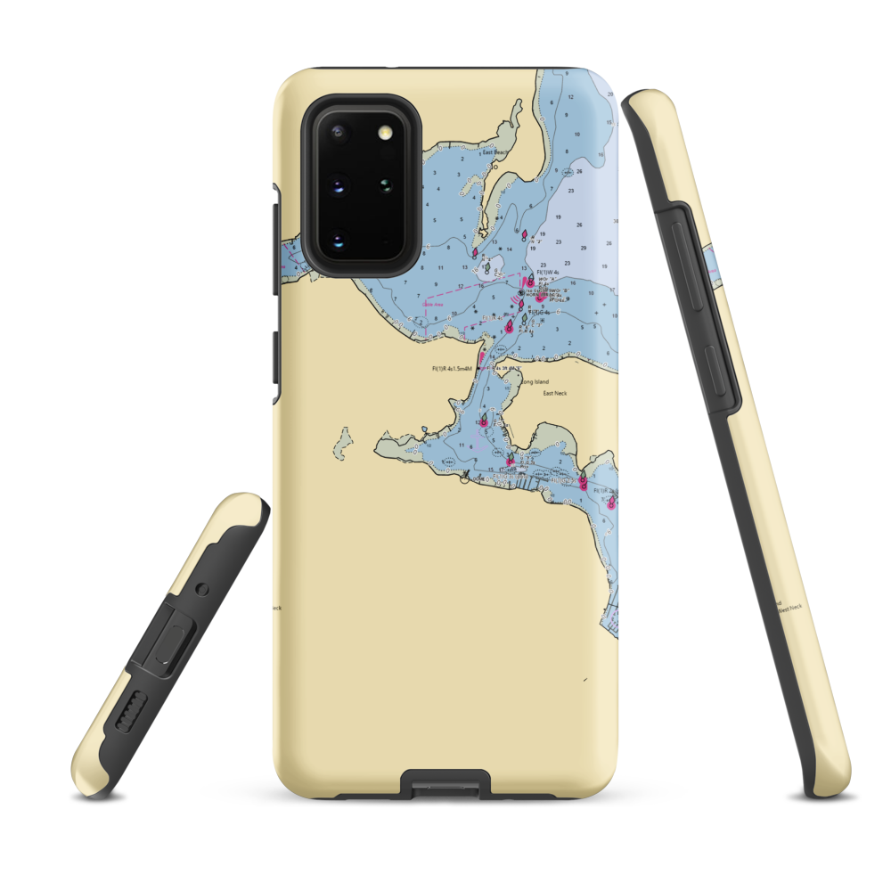 Goldstar Battalion (Cold Spring Harbor, NY) NOAA Chart Samsung Phone Case Samsung Galaxy S20 Plus model shown