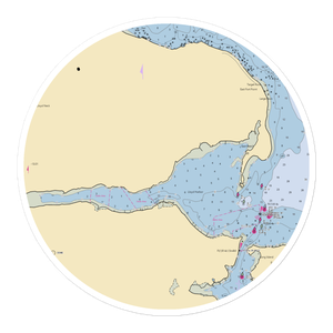 Lloyd Harbor Yacht Club (Cold Spring Harbor, NY) NOAA Chart Sticker