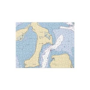 Seawanhaka Corinthian Yacht Club (Cold Spring Harbor, NY) NOAA Chart Jigsaw Puzzle