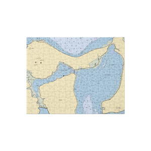 Bridge Marina (Cold Spring Harbor, NY) NOAA Chart Jigsaw Puzzle