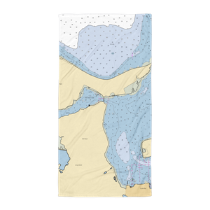 Bridge Marina (Cold Spring Harbor, NY) NOAA Chart Towel