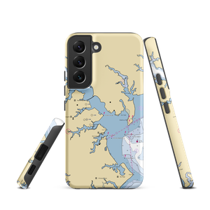 The Chandler Dock (Annapolis, MD) NOAA Chart Samsung Phone Case