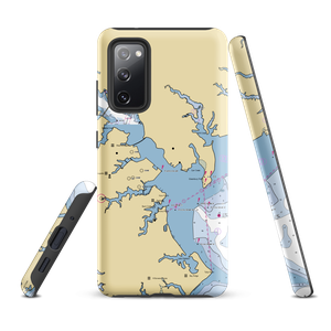 The Chandler Dock (Annapolis, MD) NOAA Chart Samsung Phone Case