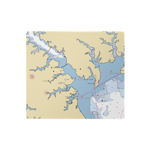 The Chandler Dock (Annapolis, MD) NOAA Chart  Gaming Mouse Pad