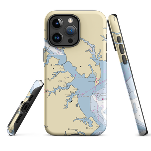 Annapolis Town Dock (Annapolis, MD) NOAA Chart  Tough iPhone Case