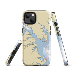 Annapolis Town Dock (Annapolis, MD) NOAA Chart  Tough iPhone Case