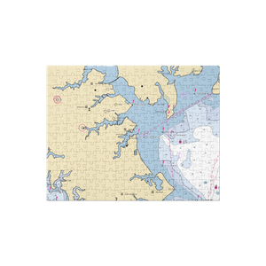 Annapolis Marriott Waterfront Hotel (Annapolis, MD) NOAA Chart Jigsaw Puzzle