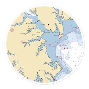 Annapolis Marriott Waterfront Hotel (Annapolis, MD) NOAA Chart Sticker