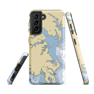 The Chandlery Dock (Annapolis, MD) NOAA Chart Samsung Phone Case