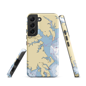 The Chandlery Dock (Annapolis, MD) NOAA Chart Samsung Phone Case