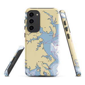 The Chandlery Dock (Annapolis, MD) NOAA Chart Samsung Phone Case