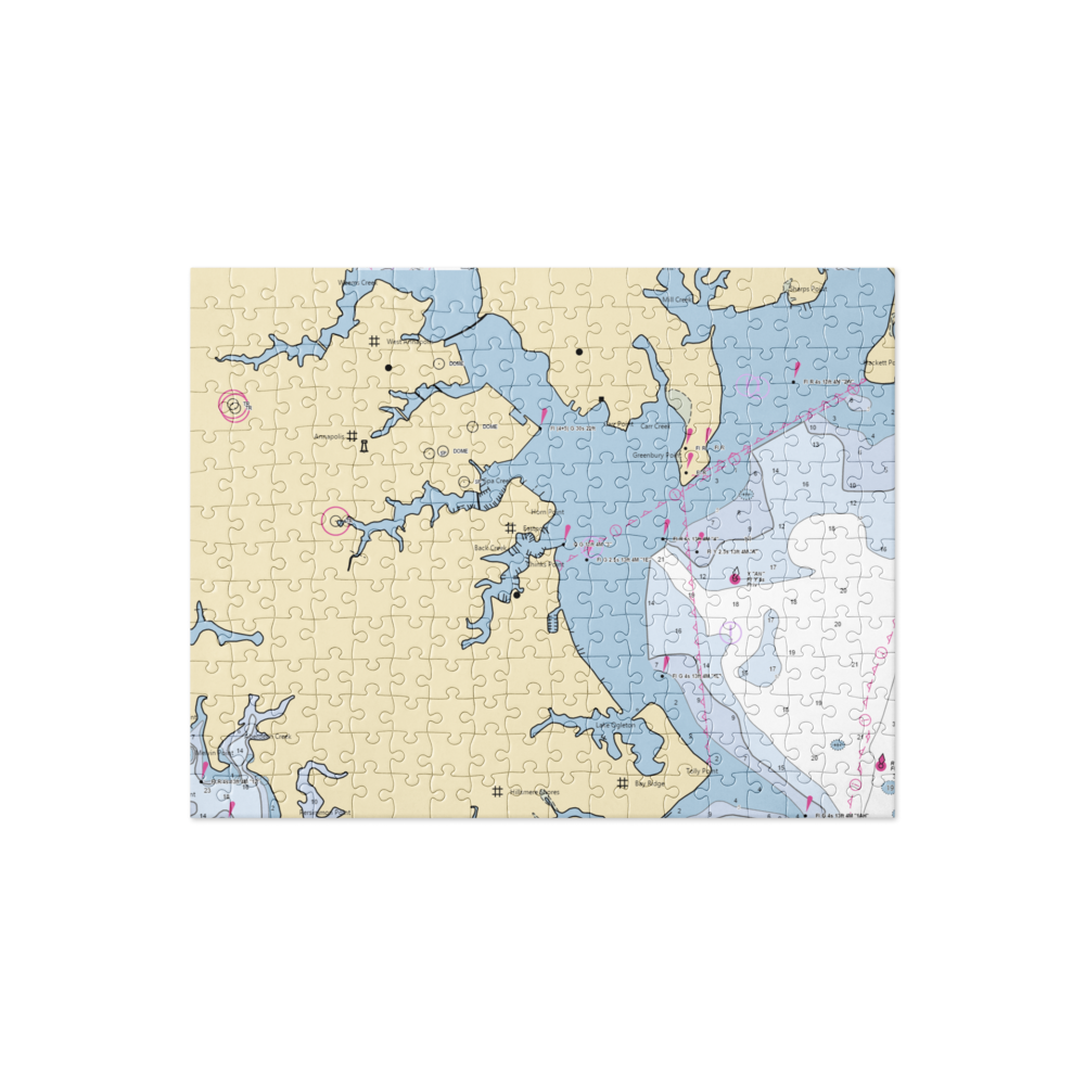 Annapolis Catamaran Center (Annapolis, MD) NOAA Chart Jigsaw Puzzle 