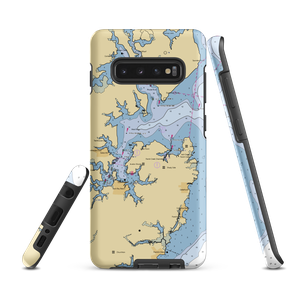 Clarks Landing Yacht Sales Shady Side, Maryland (Churchton, MD) NOAA Chart Samsung Phone Case