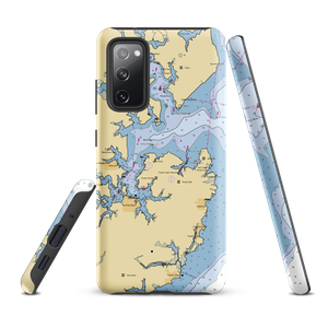 Clarks Landing Yacht Sales Shady Side, Maryland (Churchton, MD) NOAA Chart Samsung Phone Case