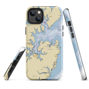 Clarks Landing Yacht Sales Shady Side, Maryland (Churchton, MD) NOAA Chart  Tough iPhone Case