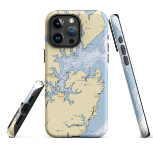 Clarks Landing Yacht Sales Shady Side, Maryland (Churchton, MD) NOAA Chart  Tough iPhone Case