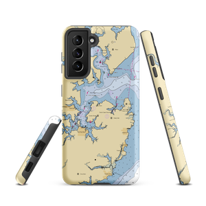 Leatherbury Point Marina (Churchton, MD) NOAA Chart Samsung Phone Case