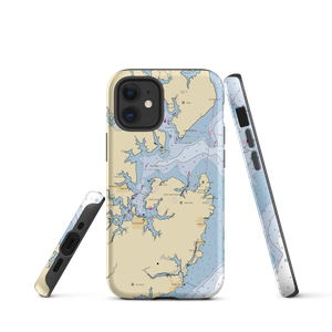 Leatherbury Point Marina (Churchton, MD) NOAA Chart  Tough iPhone Case